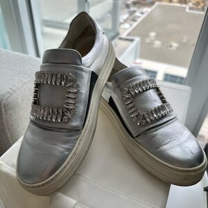 Roger Vivier’s sneakers-Silver, size 37